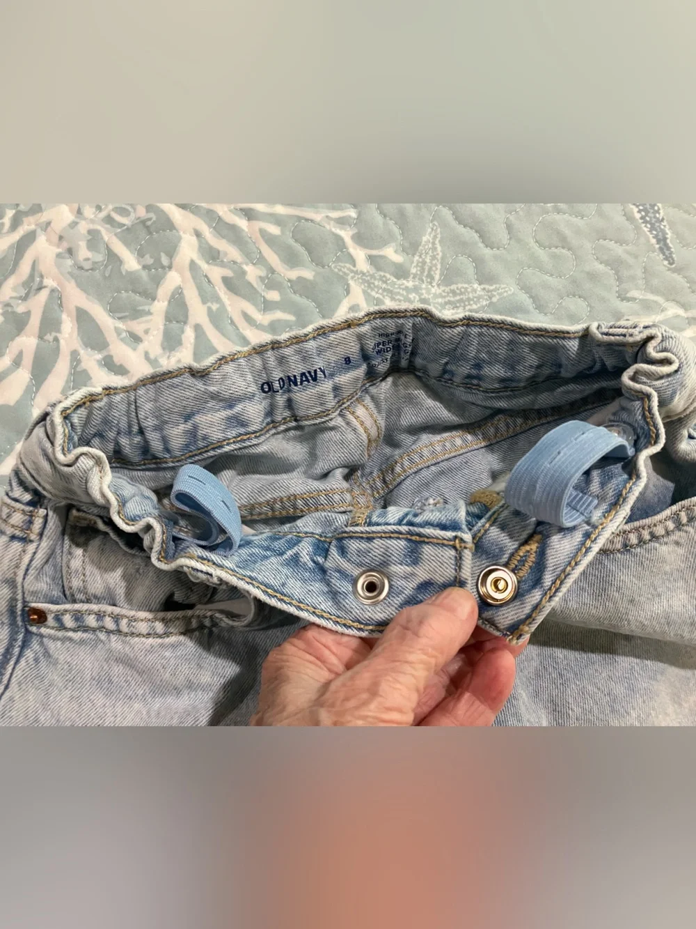 Old Navy kids size 8 Baggy wide leg jeans
